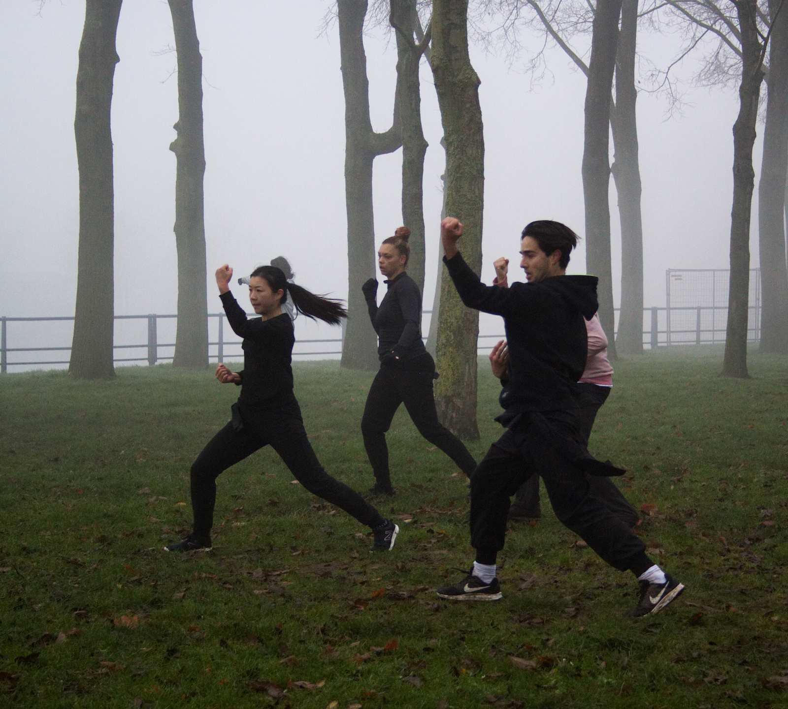 kung fu training winter 2017 sloterplas